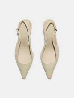 Fernanda Leather Slingback Pumps