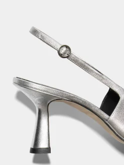 Fernanda Leather Slingback Pumps