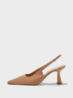 Fernanda Leather Slingback Pumps