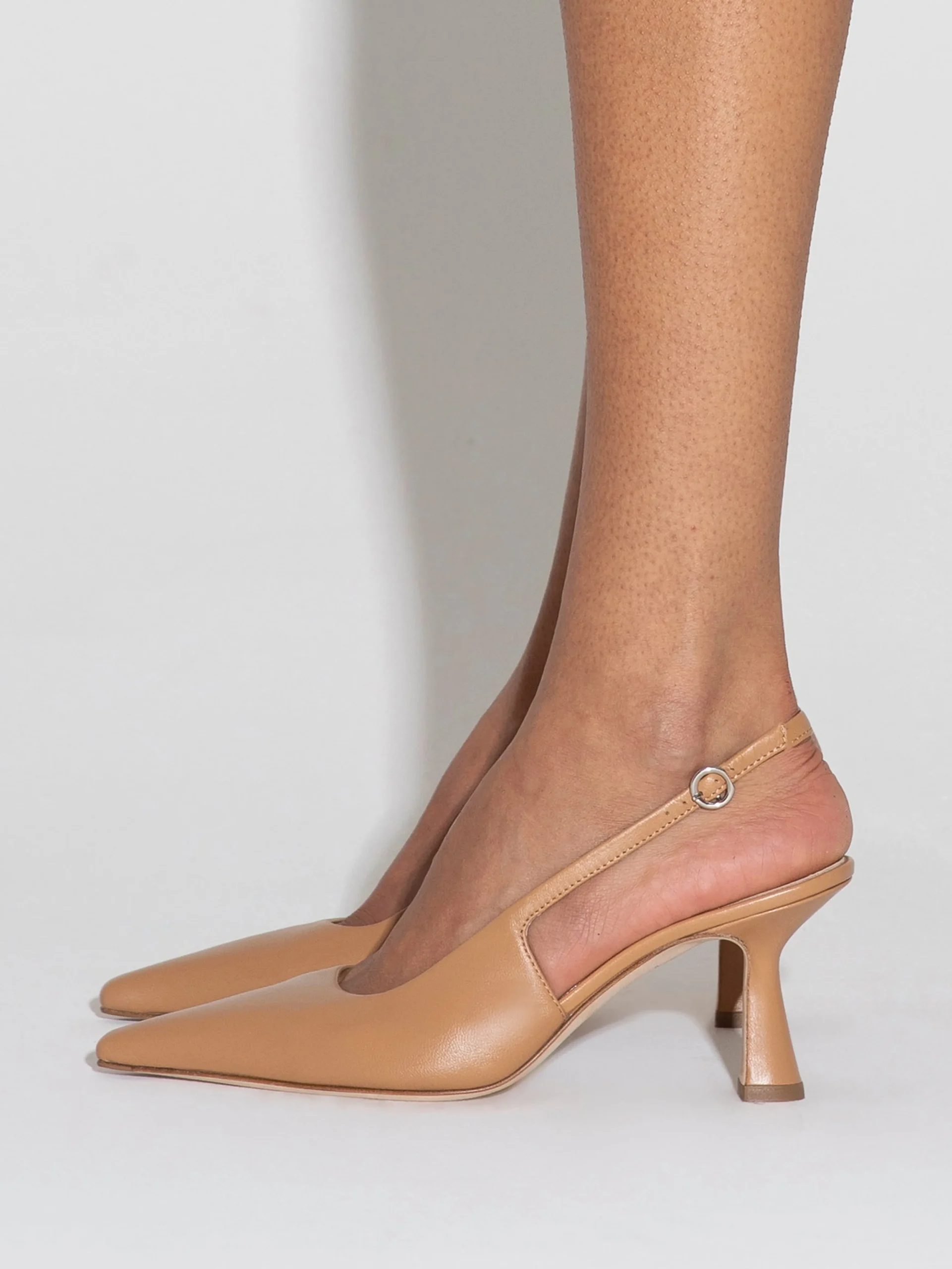 Fernanda Leather Slingback Pumps