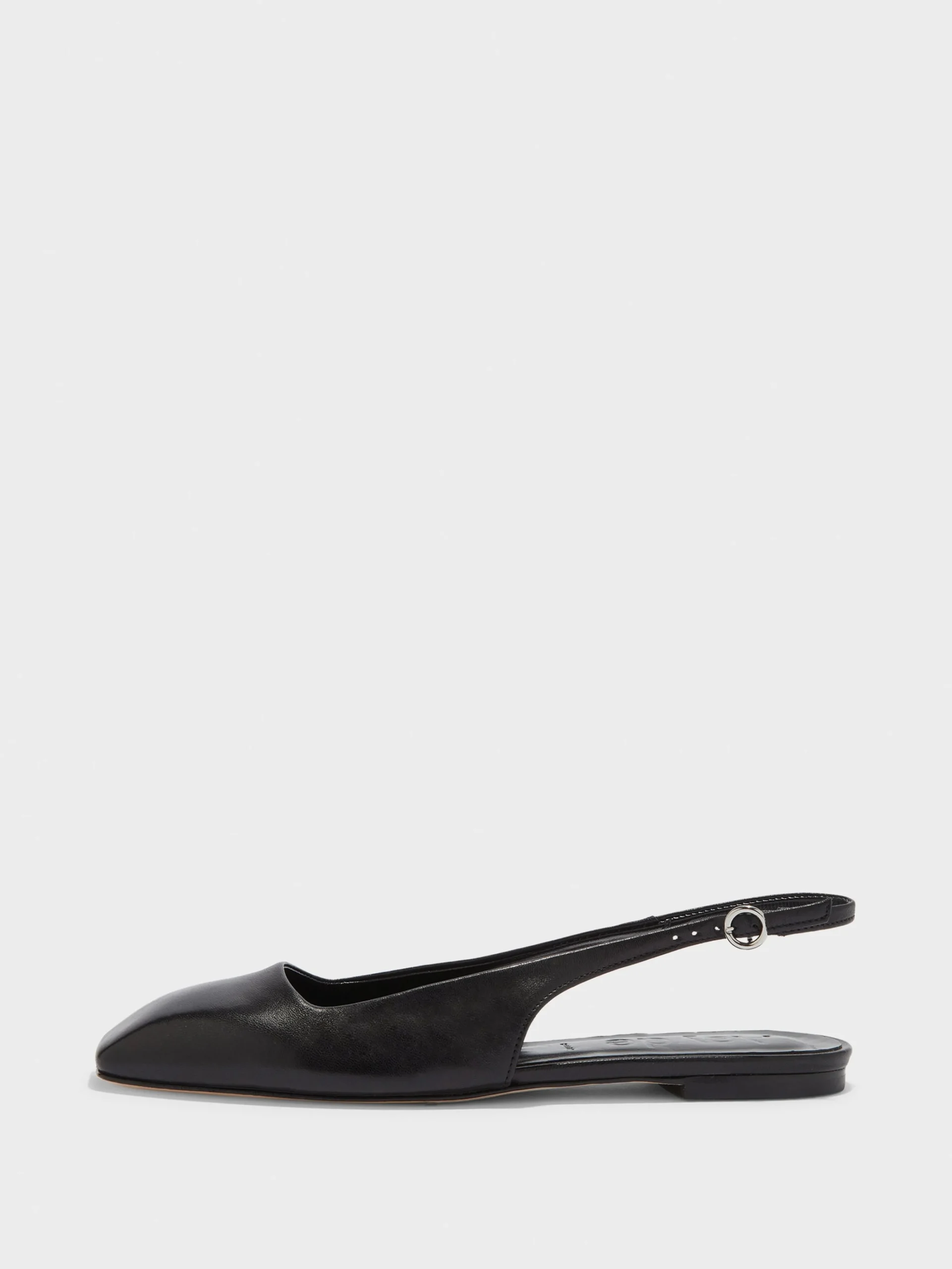 Geraldine Leather Slingback Flats