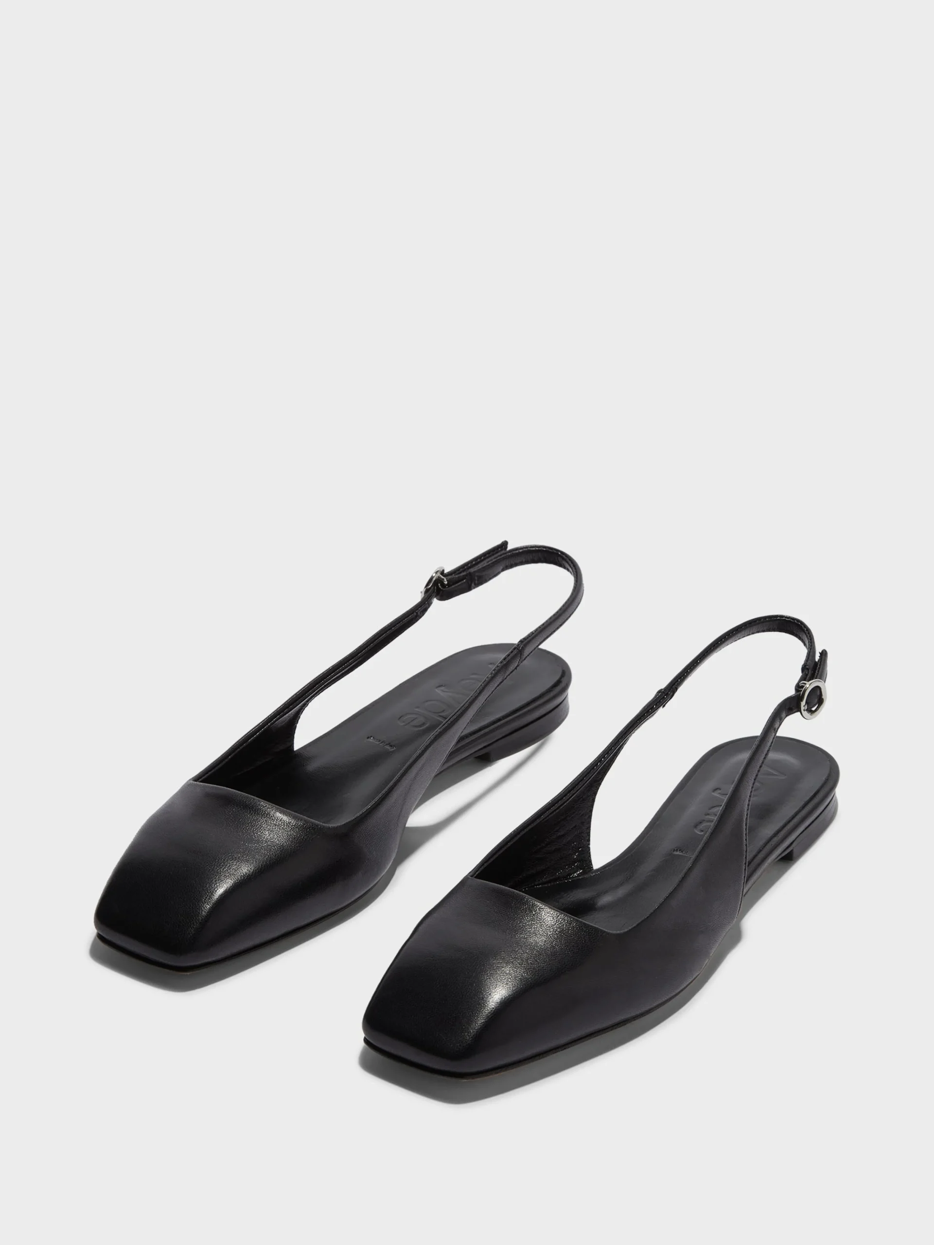 Geraldine Leather Slingback Flats