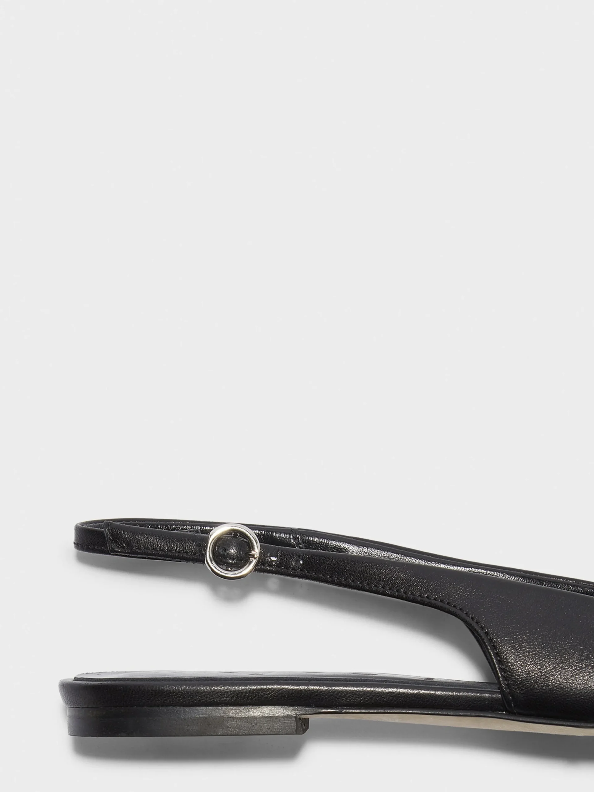 Geraldine Leather Slingback Flats