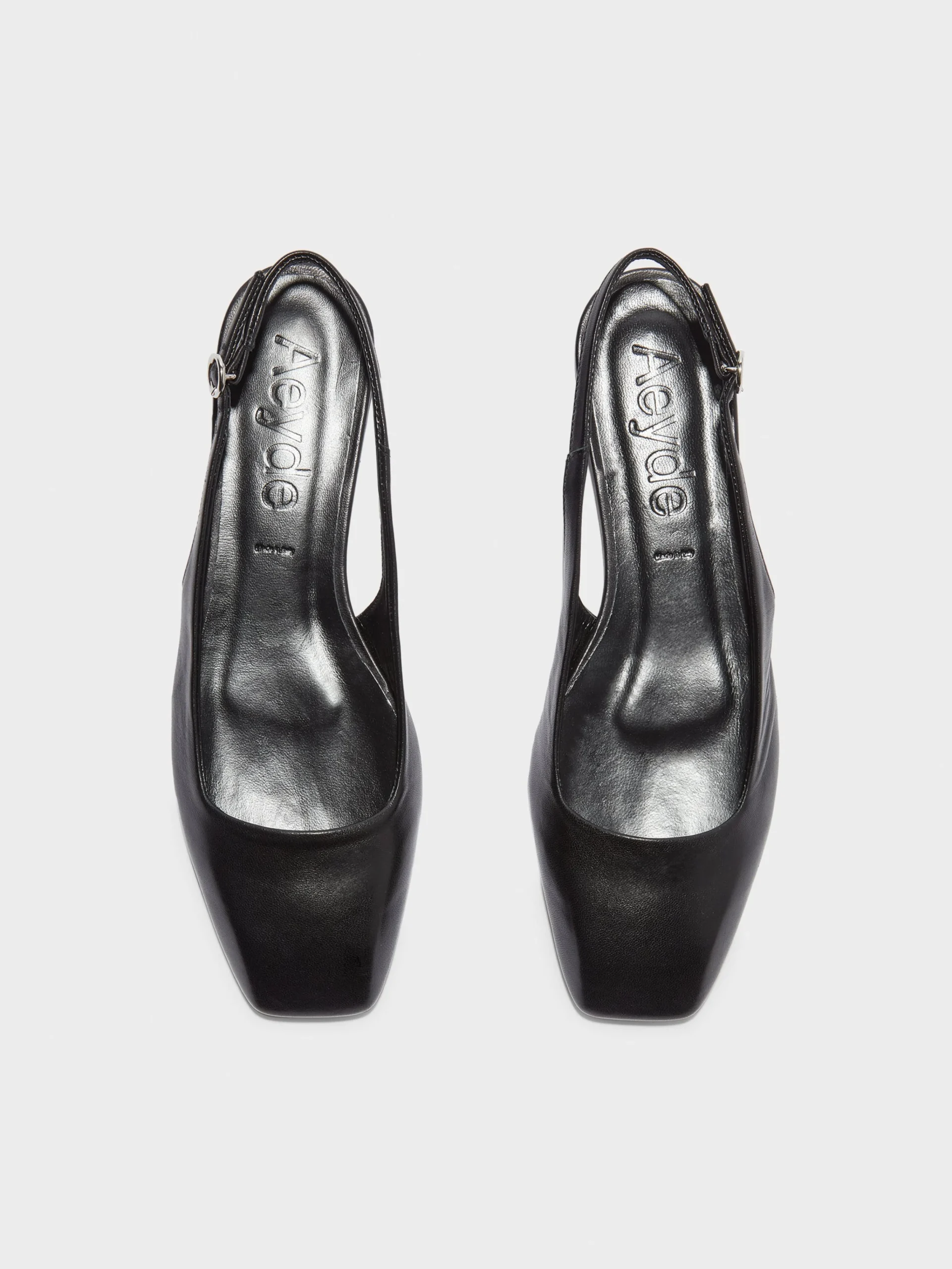 Geraldine Leather Slingback Flats