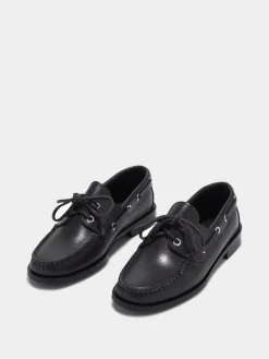 Harris Leather Moccasin Flats