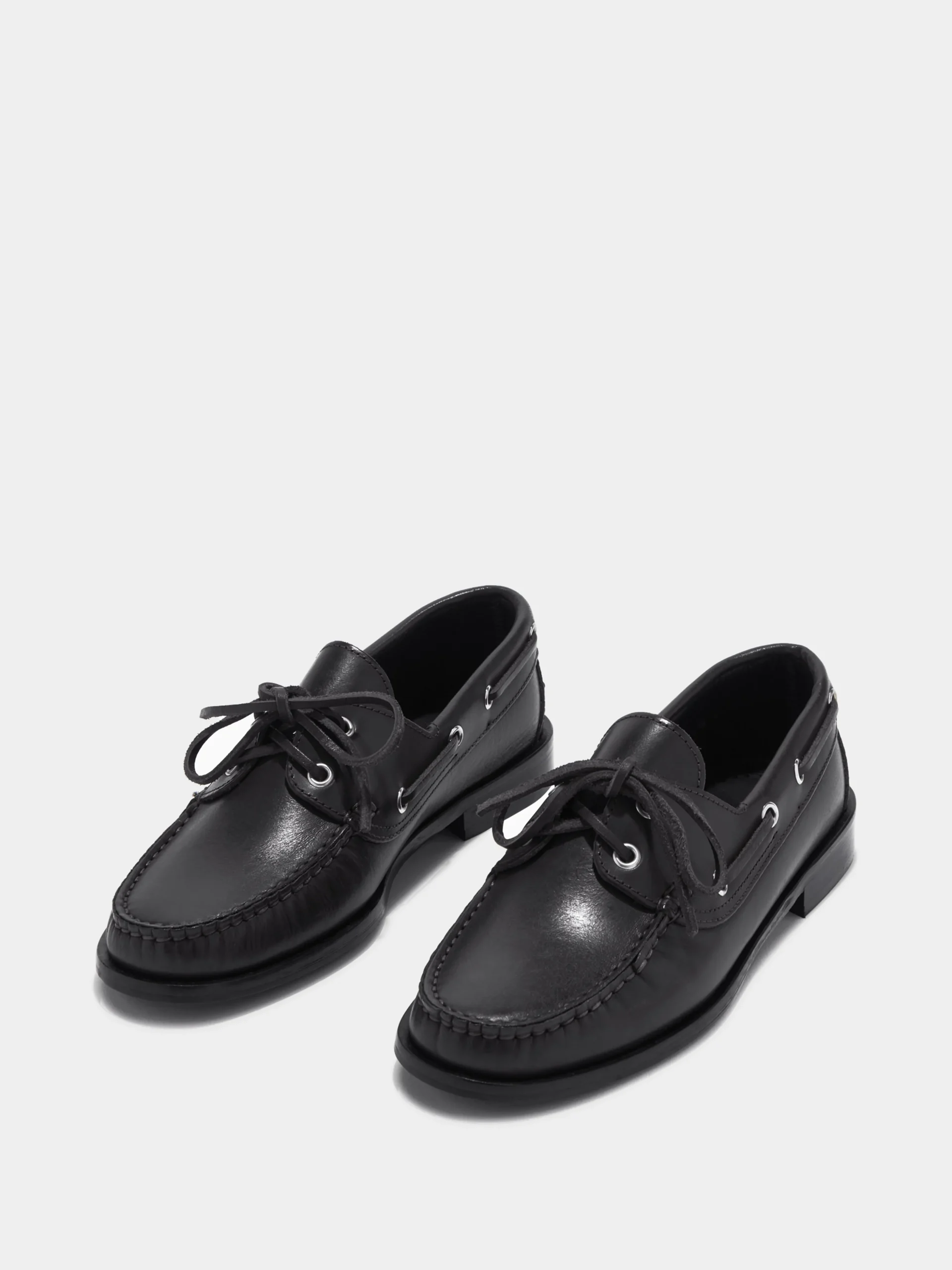 Harris Leather Moccasin Flats