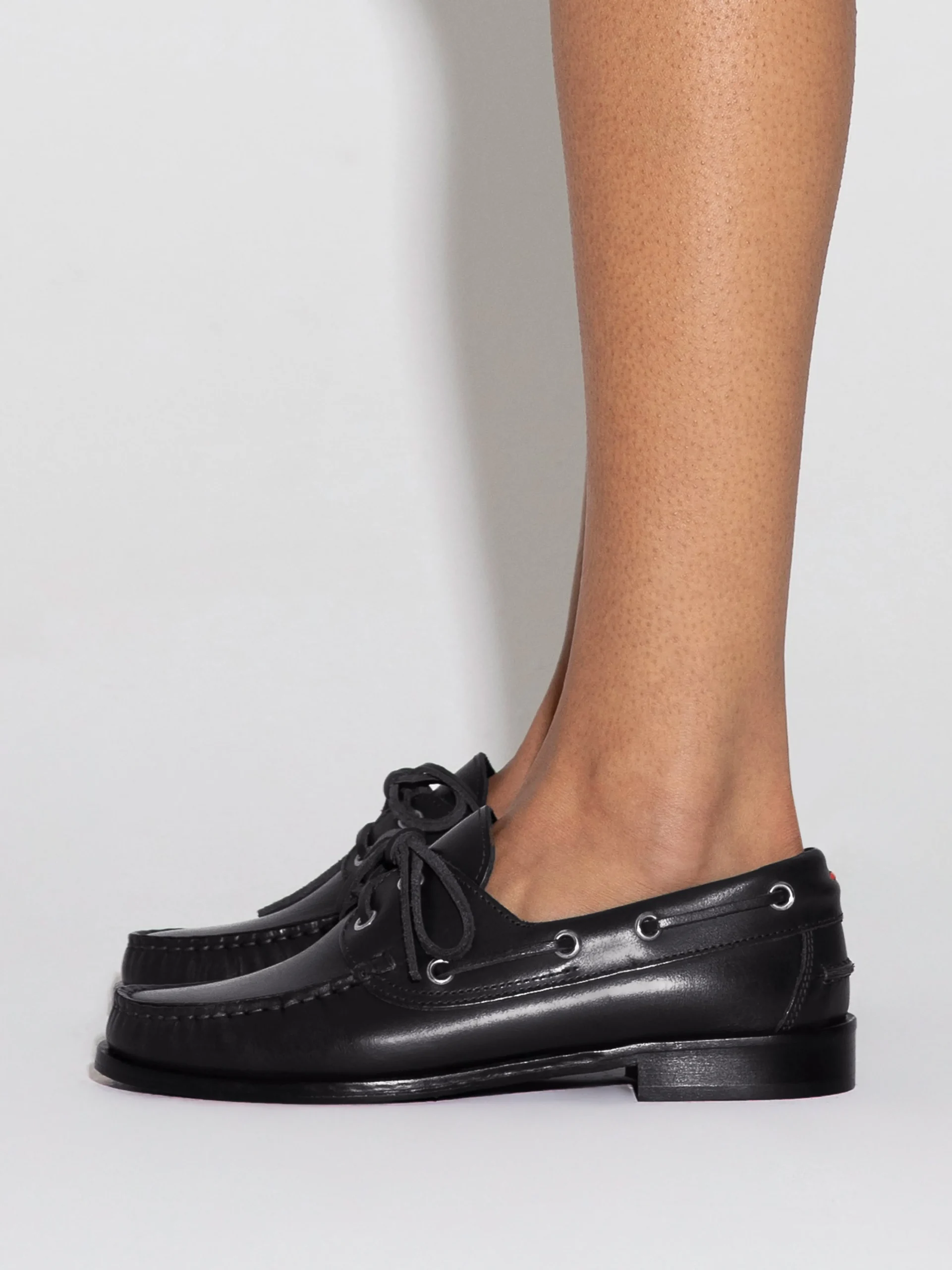 Harris Leather Moccasin Flats