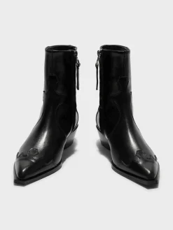 Hester Leather Cowboy Boots