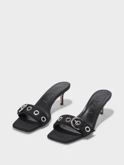 Ilvy Eyelet Grosgrain Mules