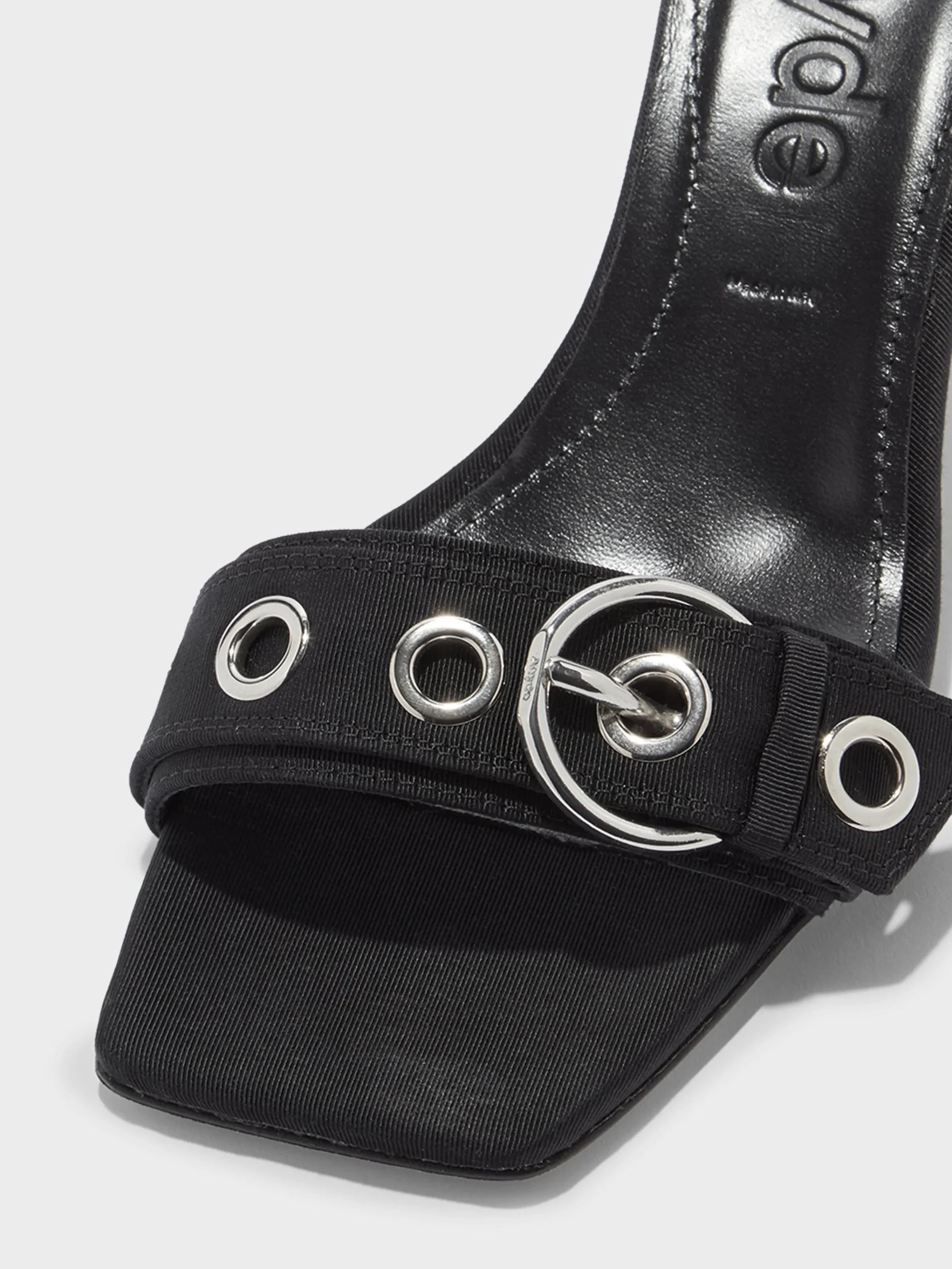 Ilvy Eyelet Grosgrain Mules