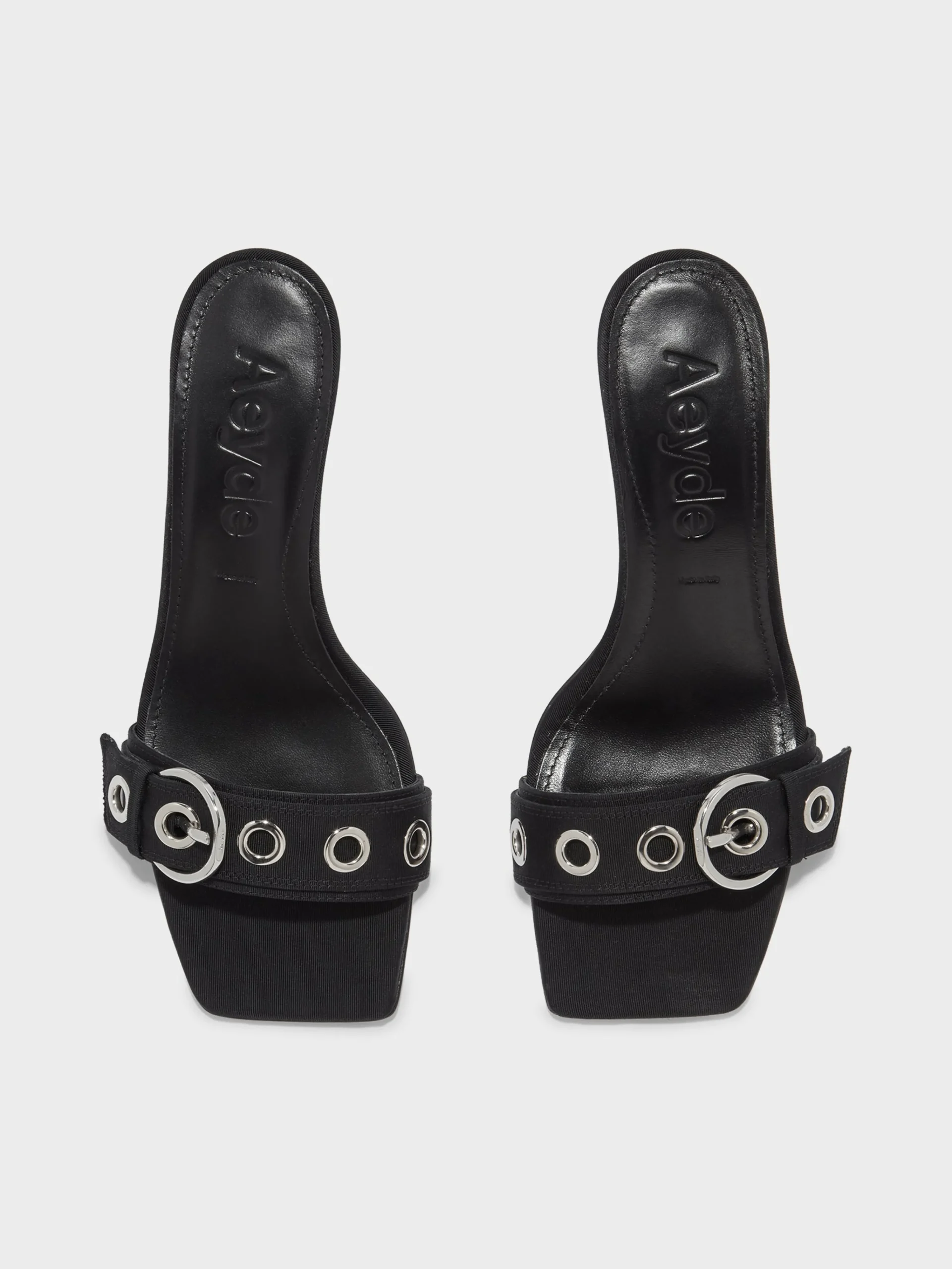 Ilvy Eyelet Grosgrain Mules