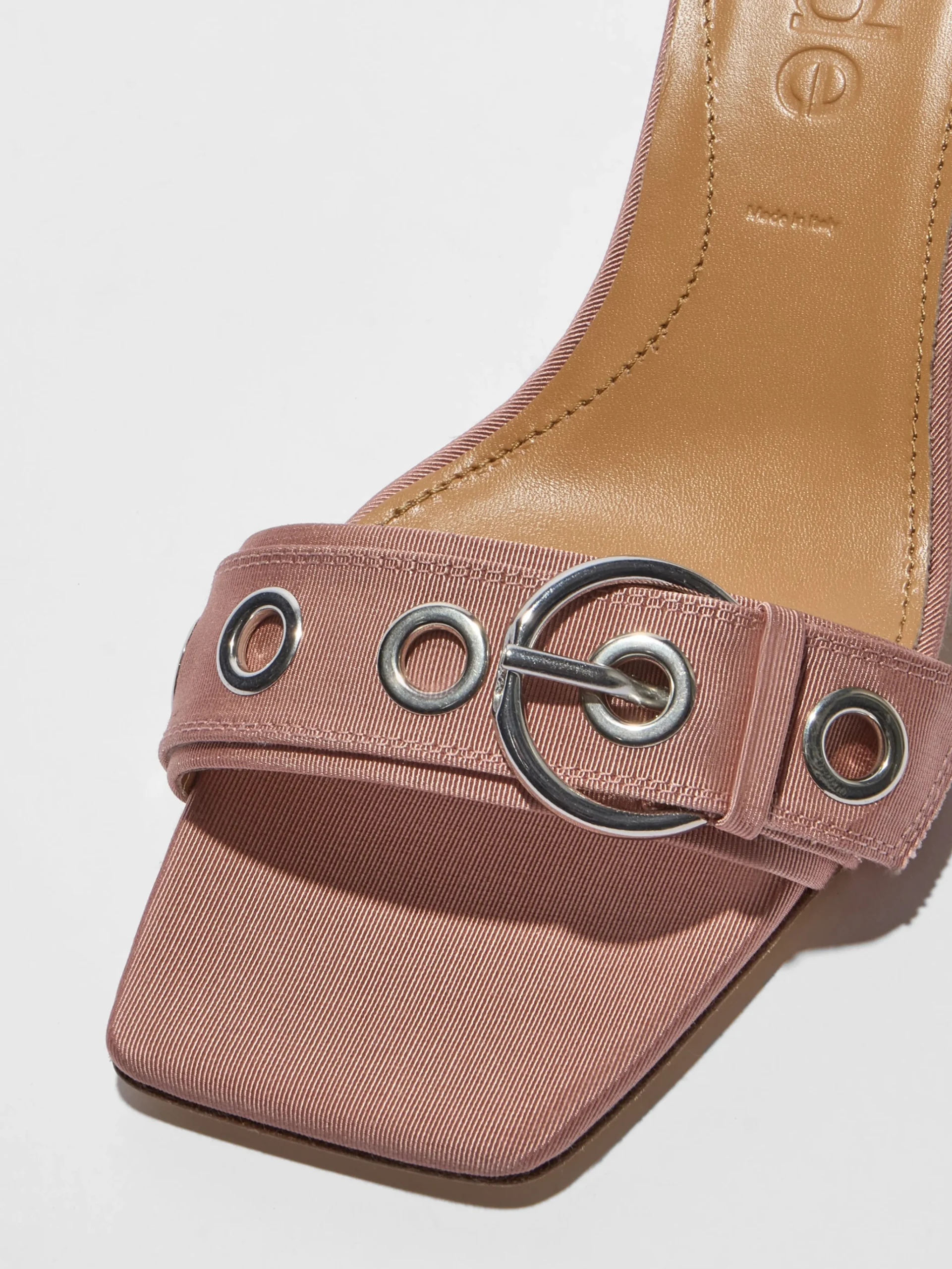 Ilvy Eyelet Grosgrain Mules