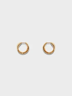 Junior Medium 18kt Gold-Plated Earrings