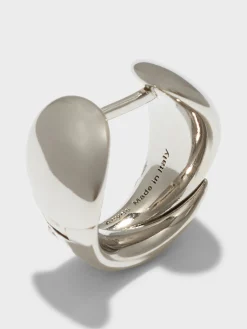 Junior Medium Palladium-Plated Earrings