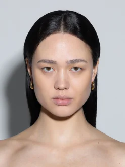 Laurie Medium 18kt Gold and Palladium-Plated Hoop Earrings
