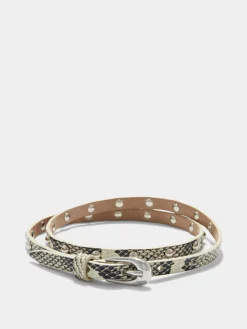 Liam Studded Leather Belt