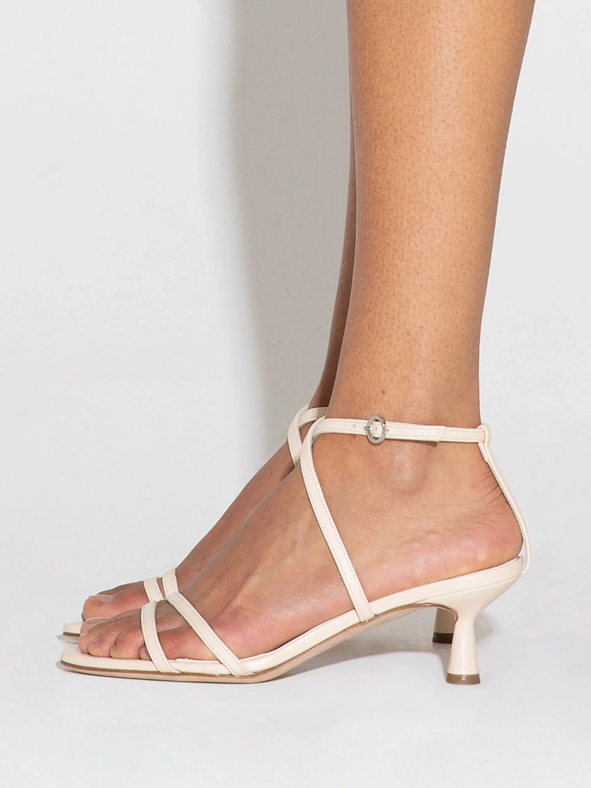 Maeve Leather Stiletto Sandals