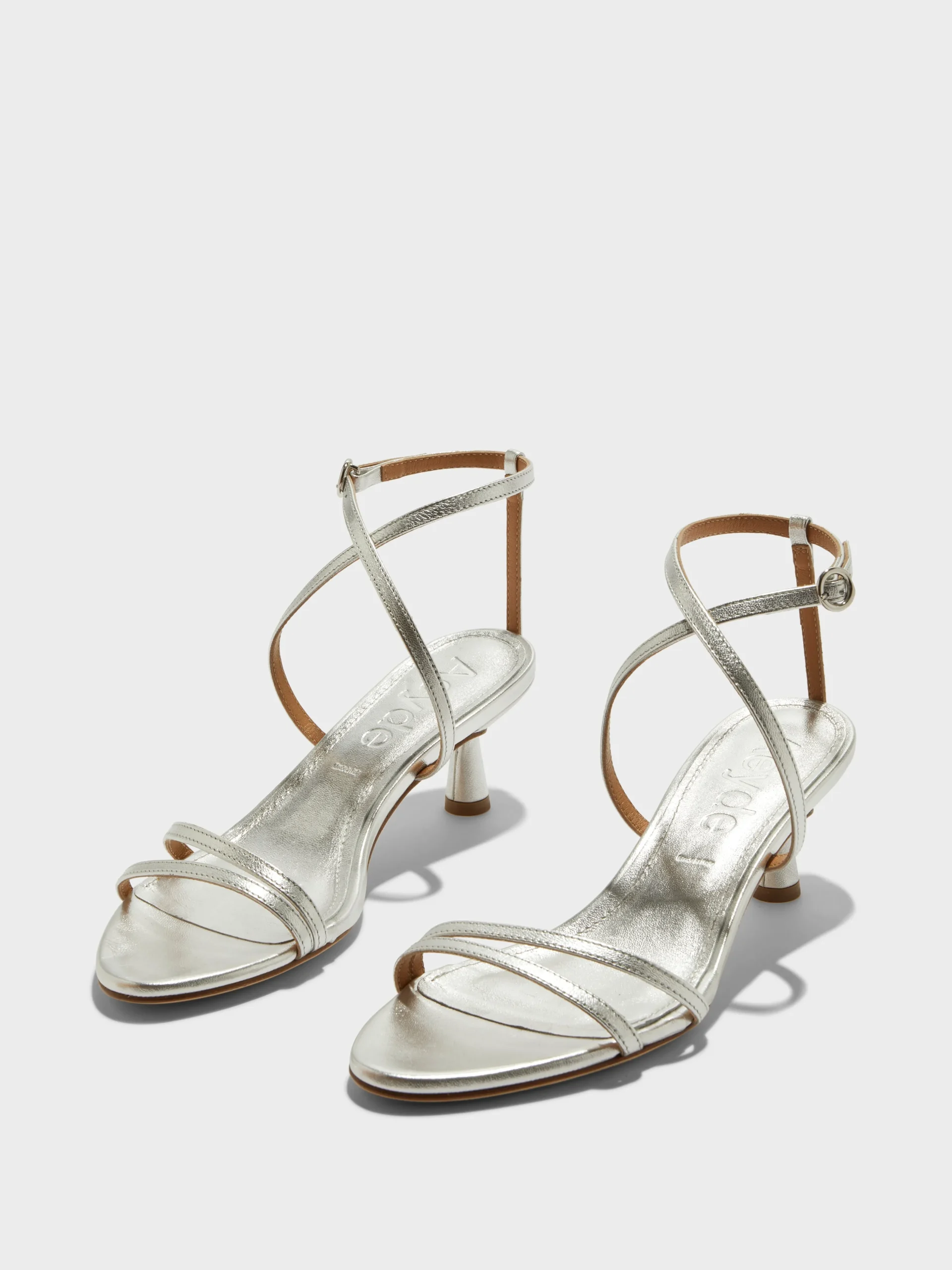 Maeve Leather Stiletto Sandals