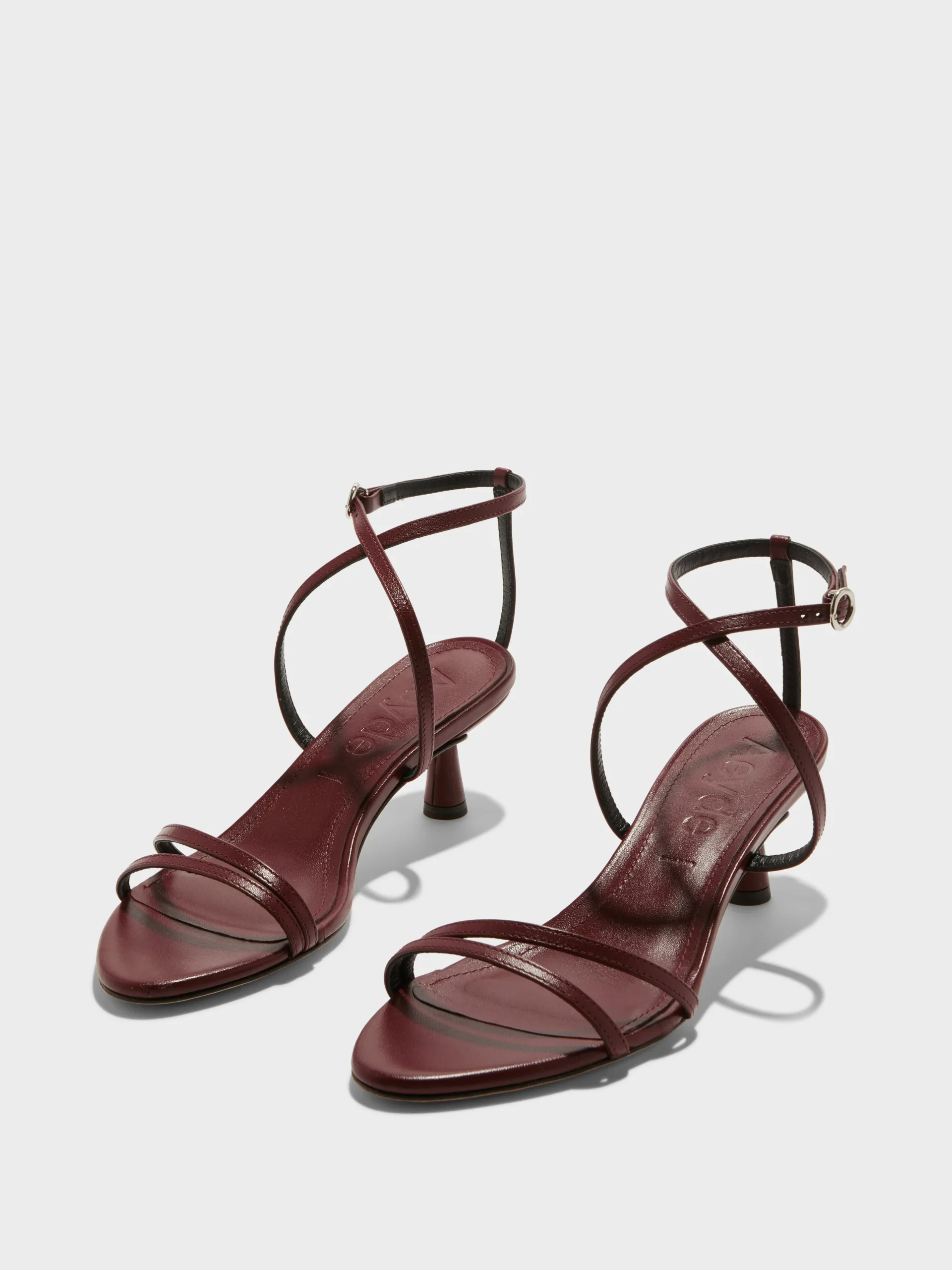 Maeve Leather Stiletto Sandals