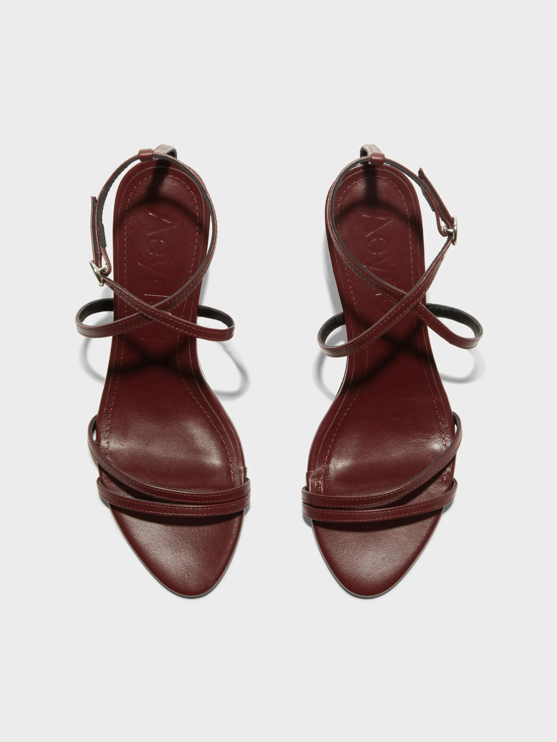 Maeve Leather Stiletto Sandals
