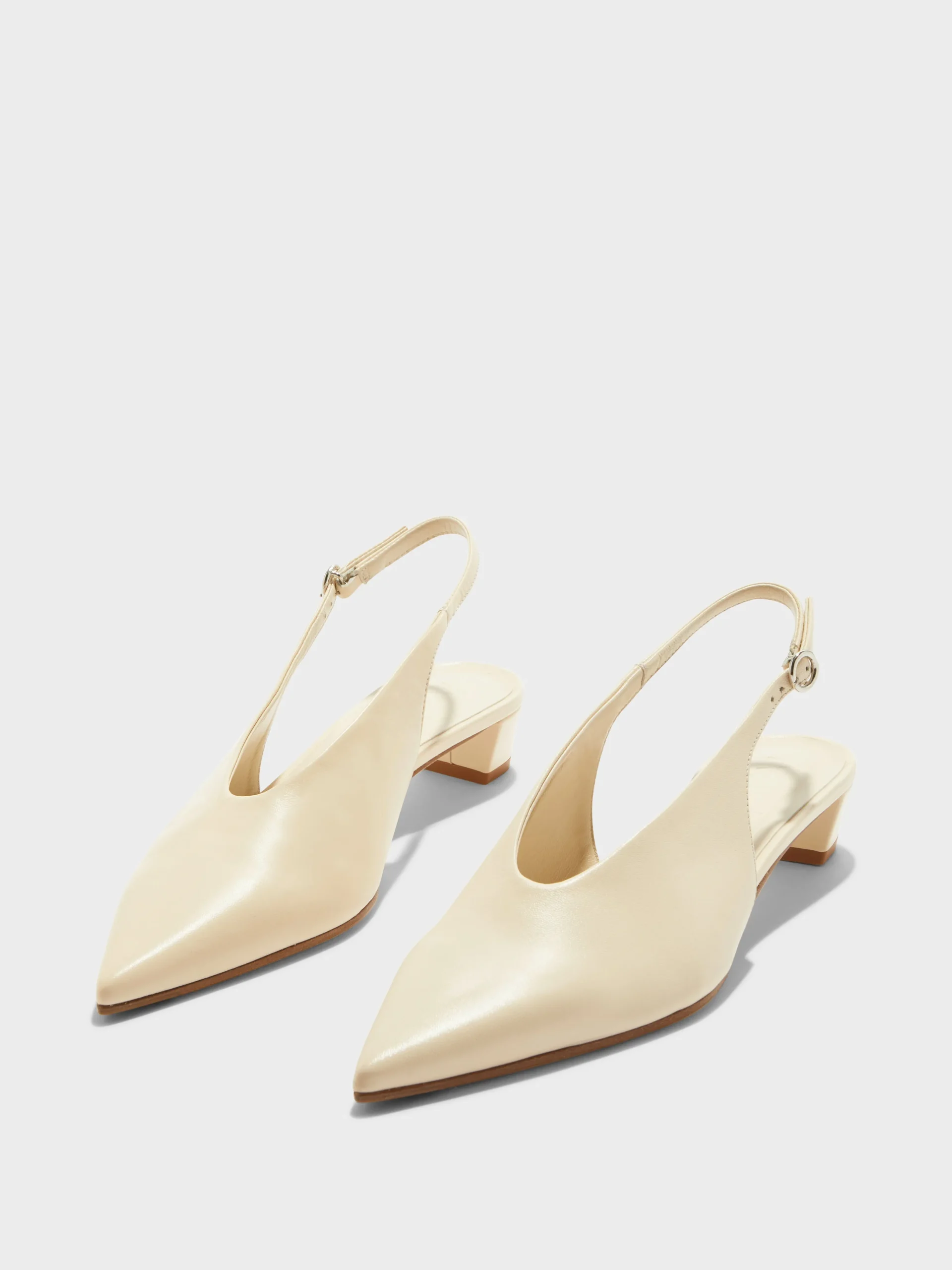 Oti Leather Slingback Pumps