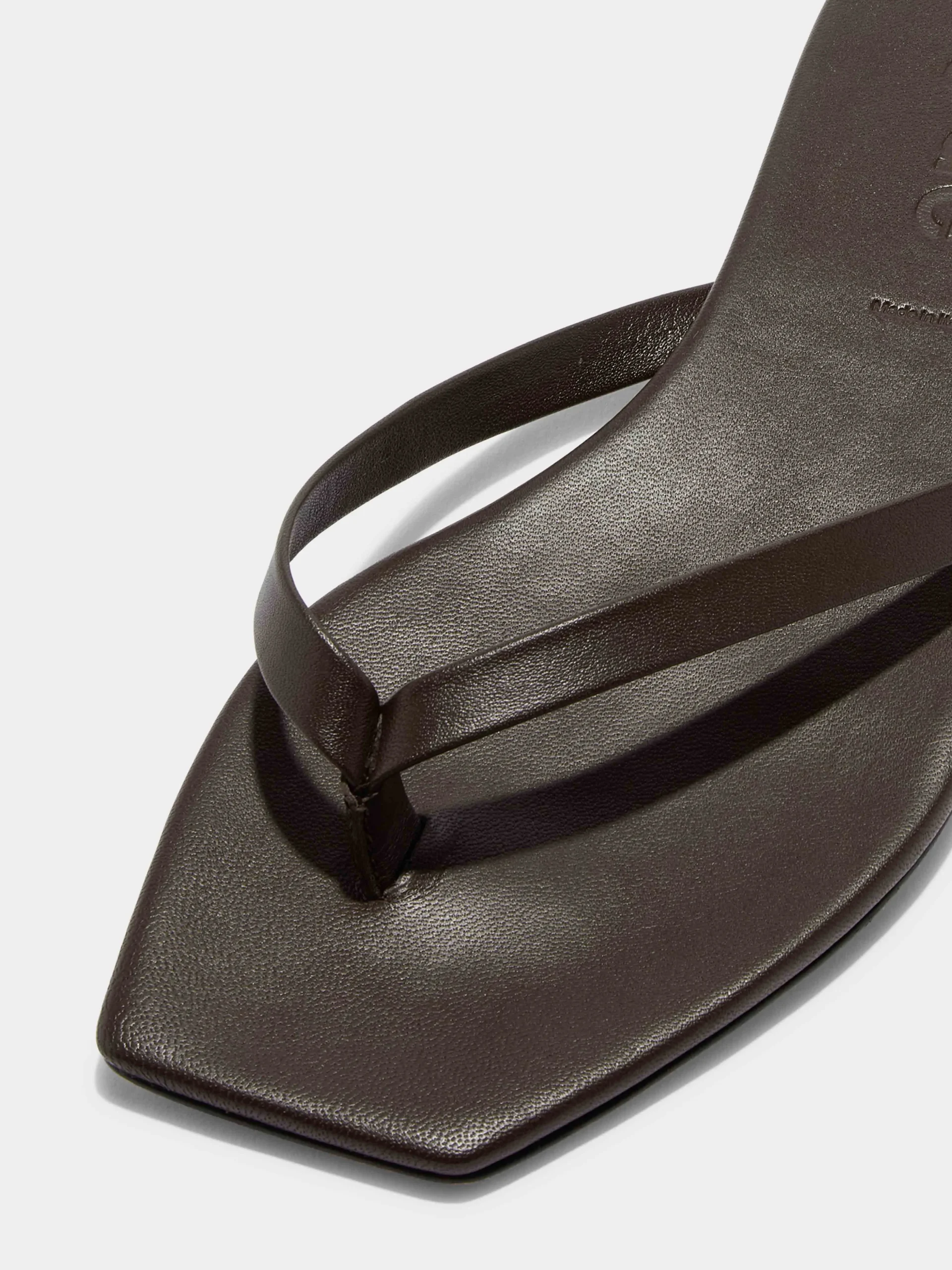 Renee Leather Thong Sandals