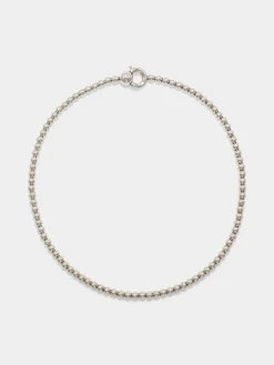 Syd Ball Chain Palladium-Plated Necklace