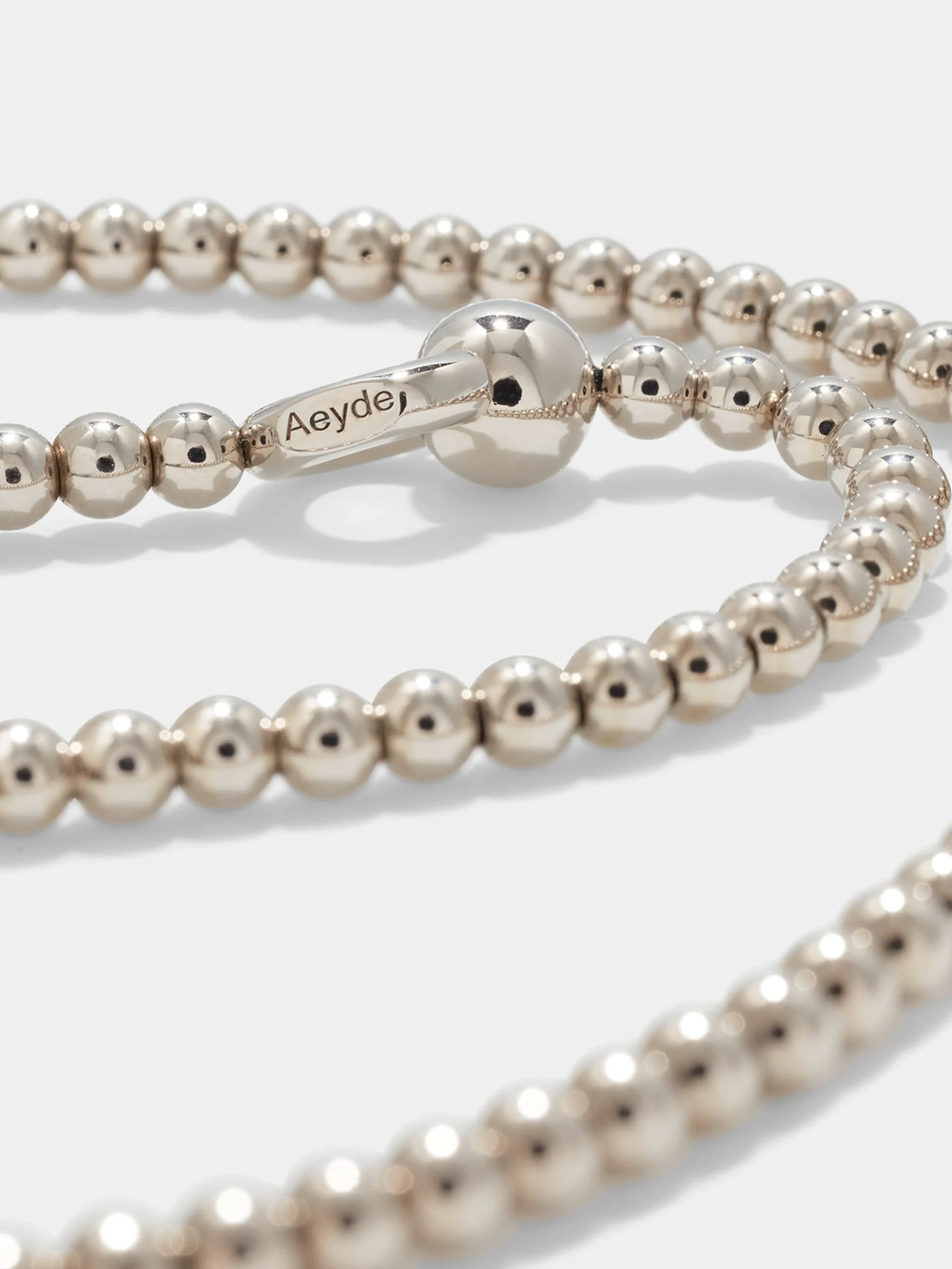 Syd Ball Chain Palladium-Plated Necklace