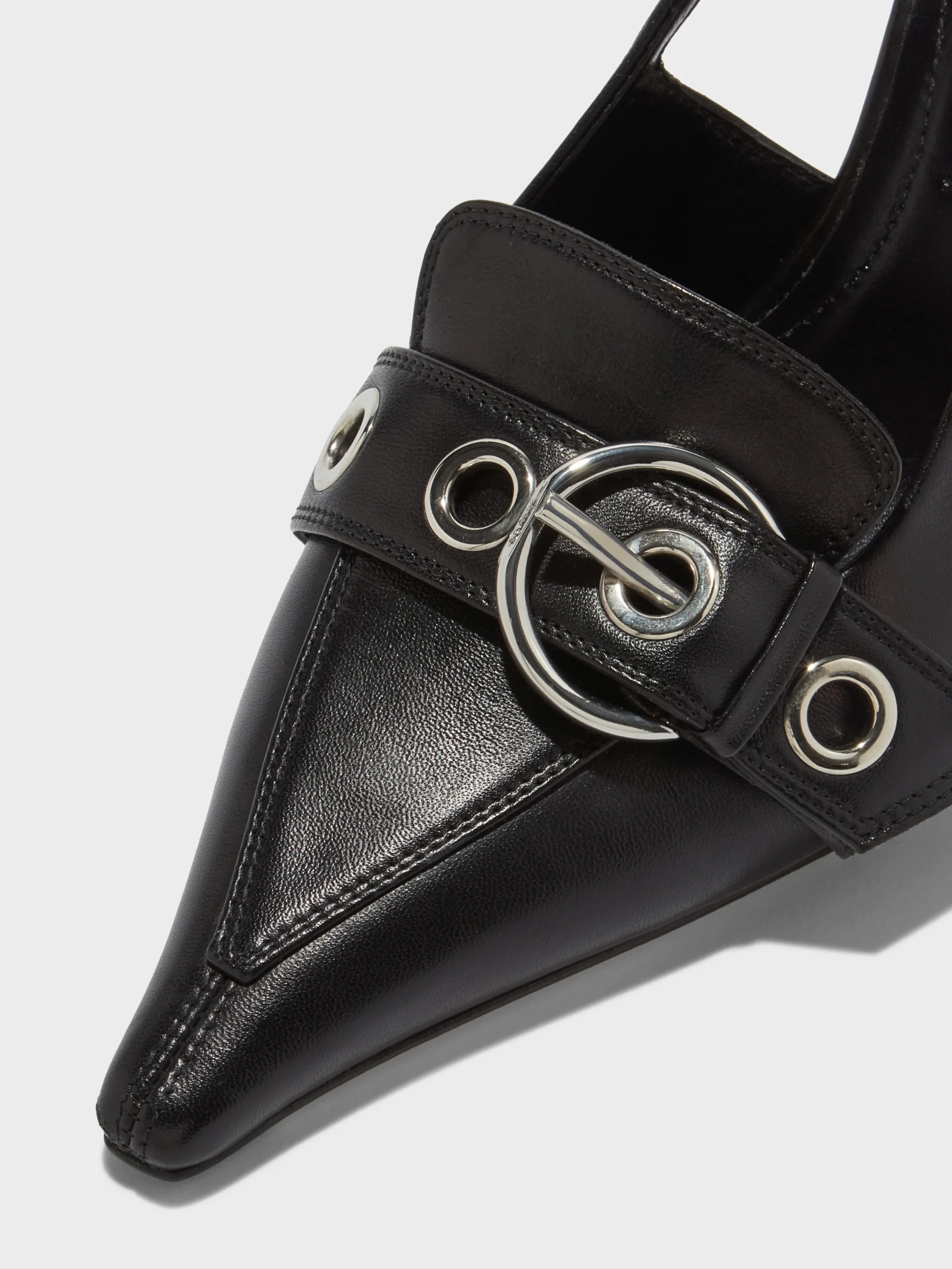 Tara Leather Slingback Pumps