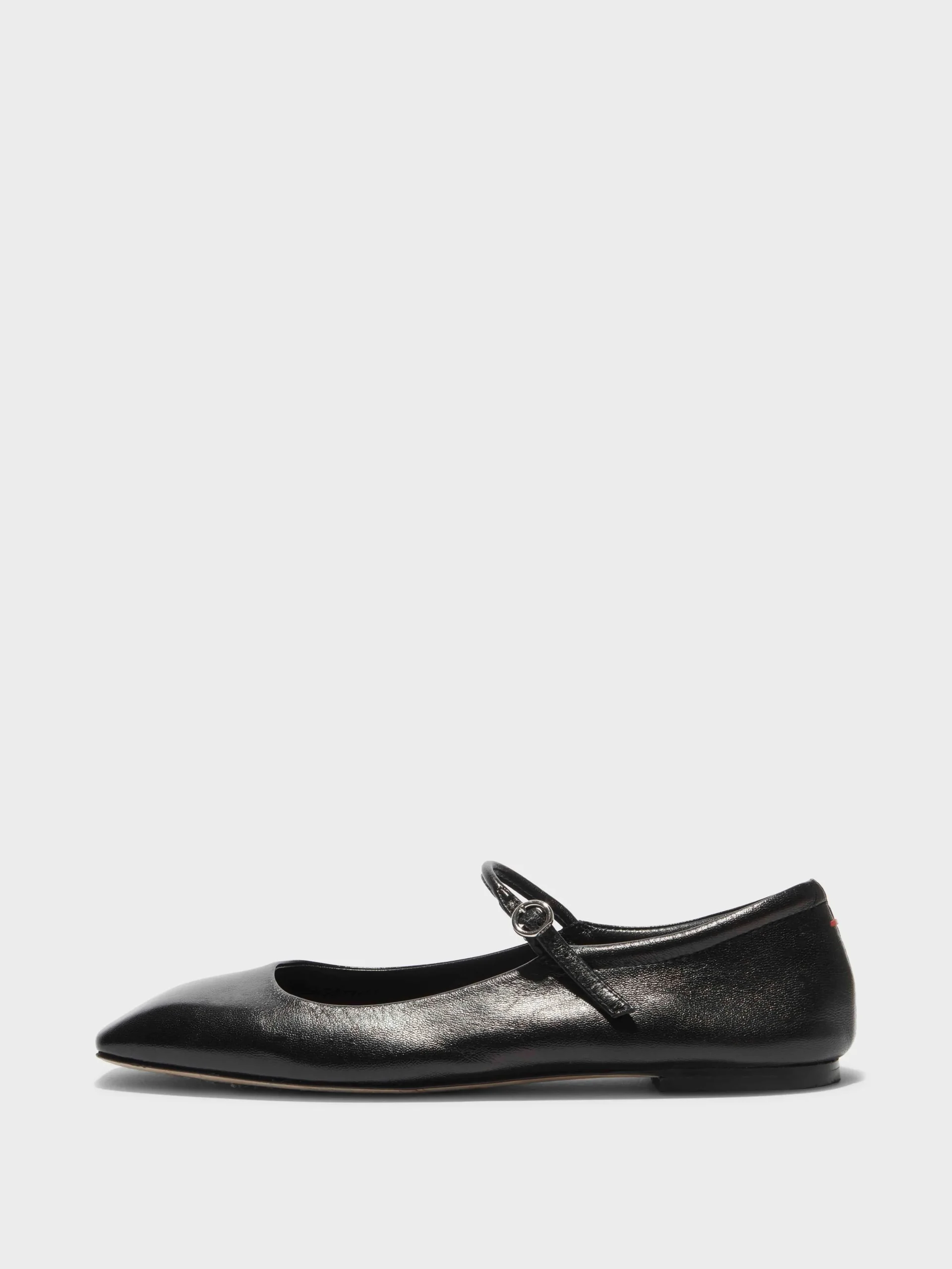 Uma Leather Mary-Jane Flats
