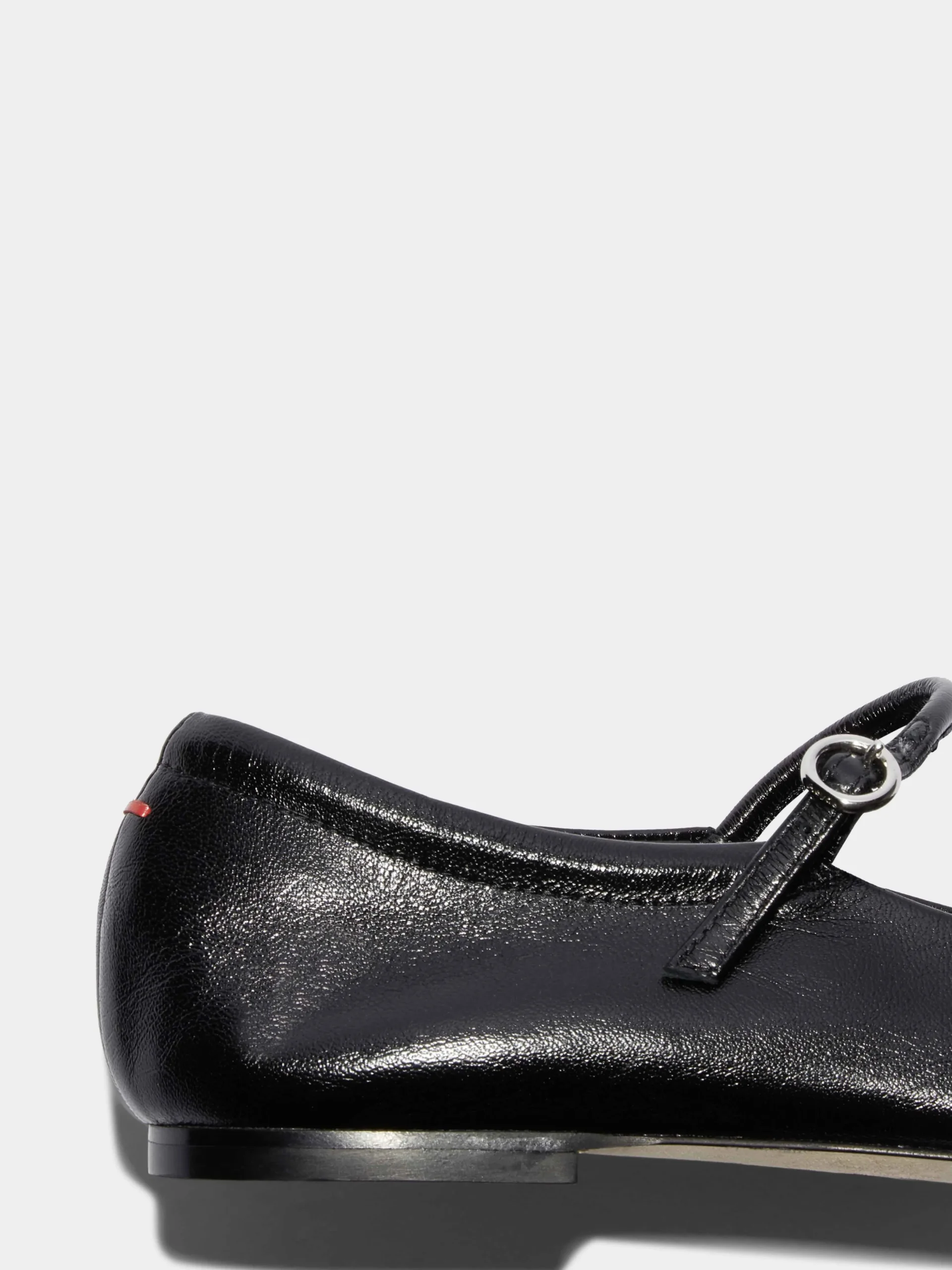 Uma Leather Mary-Jane Flats