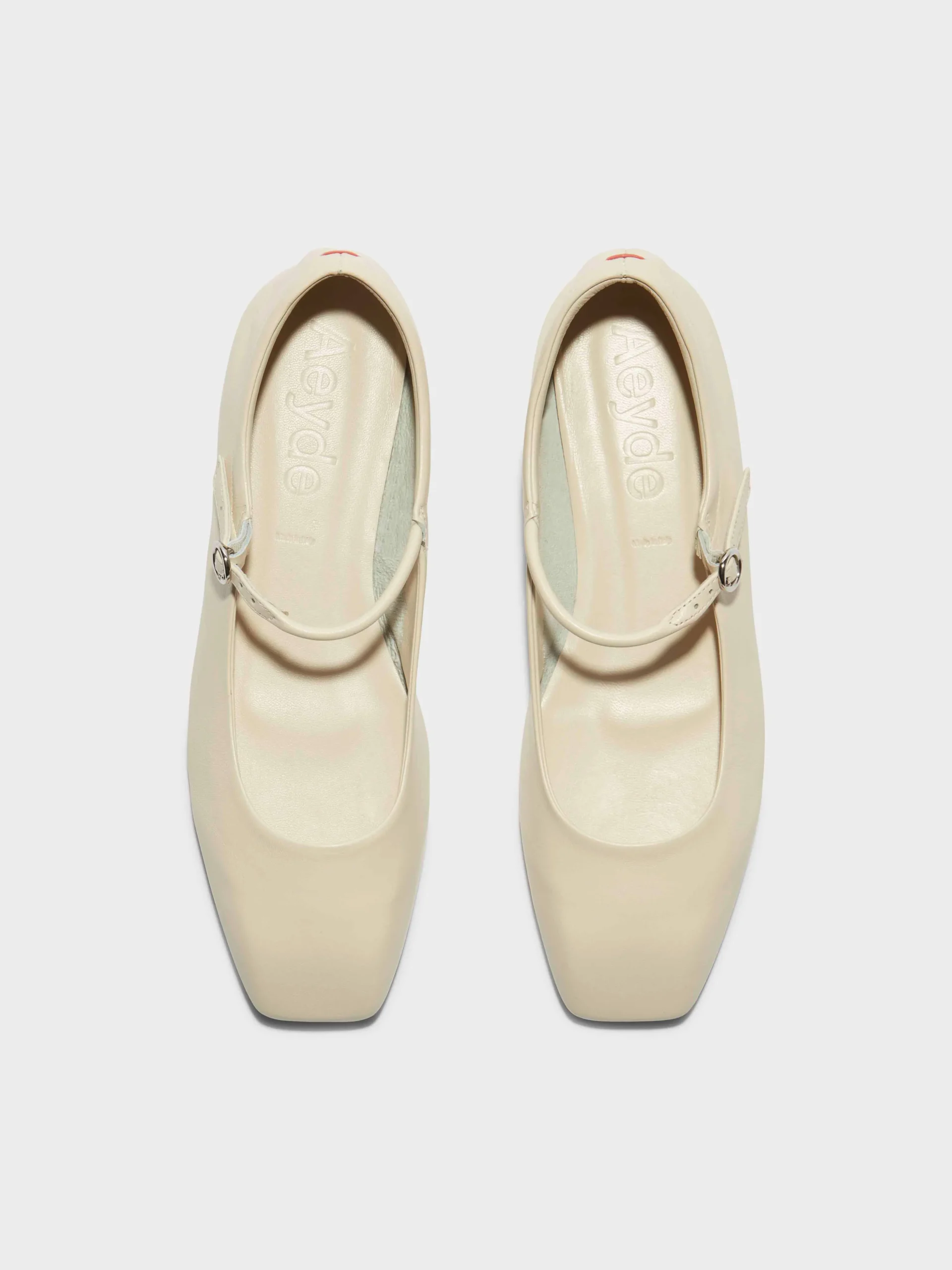 Uma Leather Mary-Jane Flats